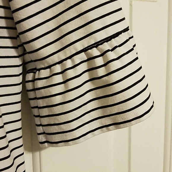 Striped Bell Sleeved Alfani Blouse - Picture 3 of 4